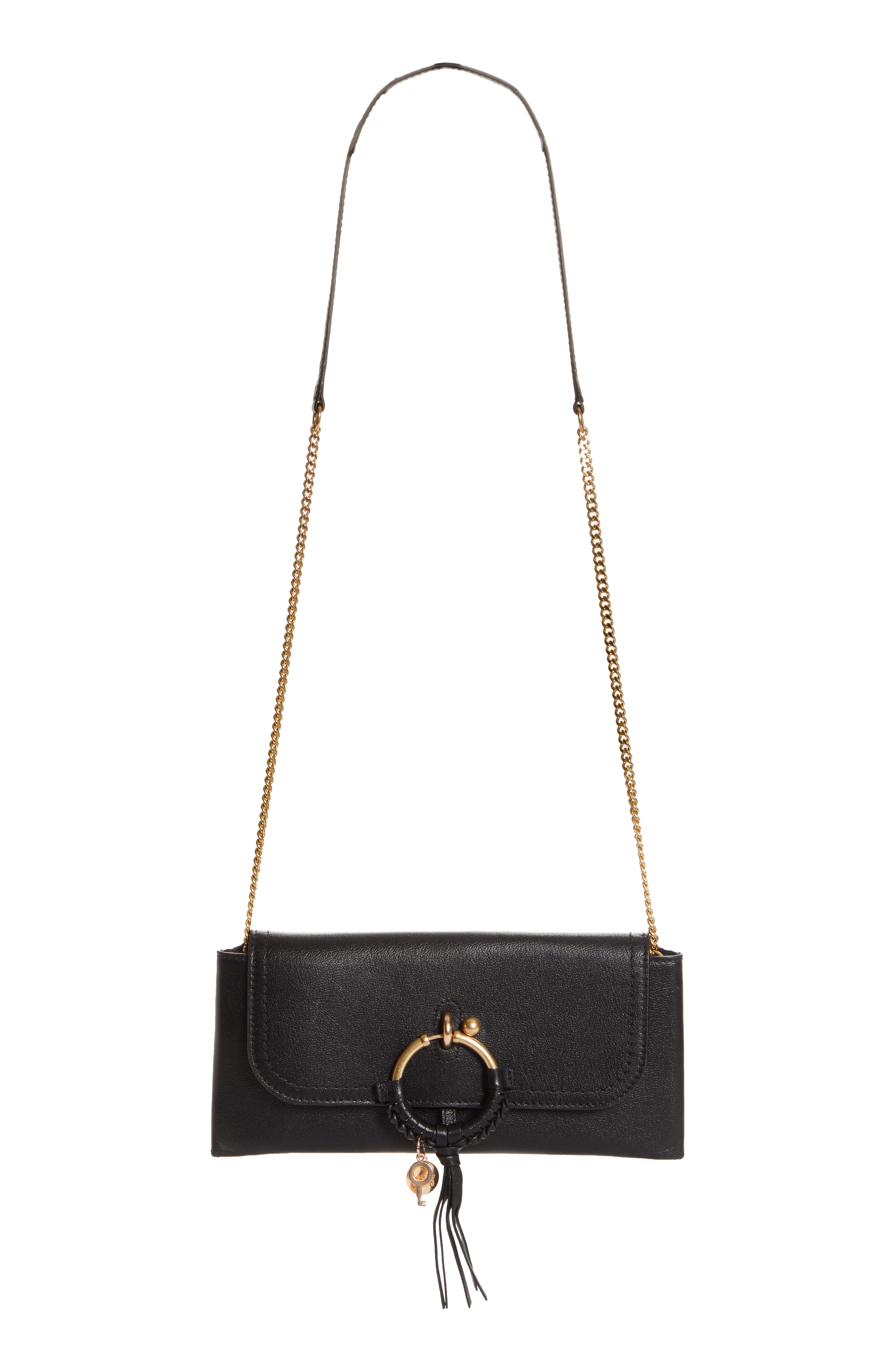 See by Chloé Joan Leather Shoulder Bag, Main, color, 
