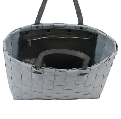 Shop Handed By Petite Recycled Plastic Handbag In Steel Grey