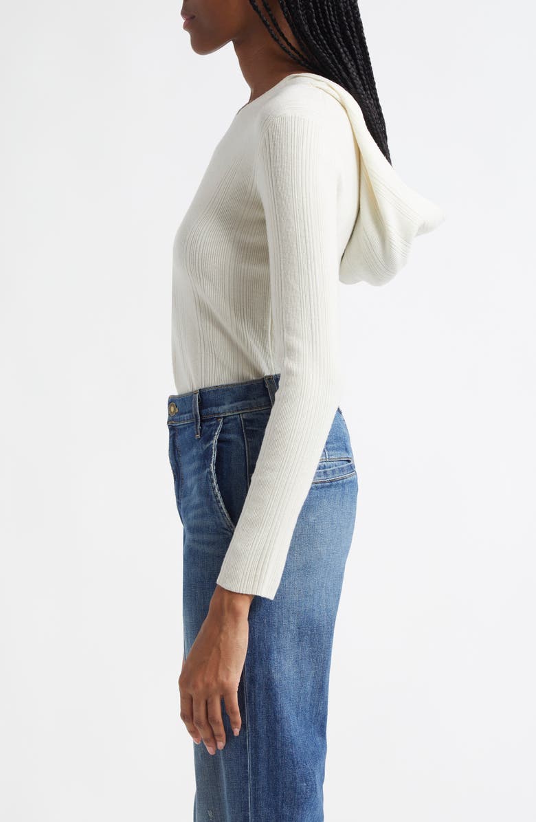 Reiss Chloe Rib Hoodie, Alternate, color, 