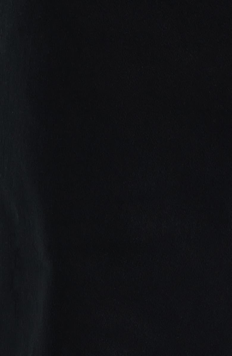 SANTO STUDIO Del Mar Flat Front Stretch Twill Chino Shorts, Alternate, color, Black