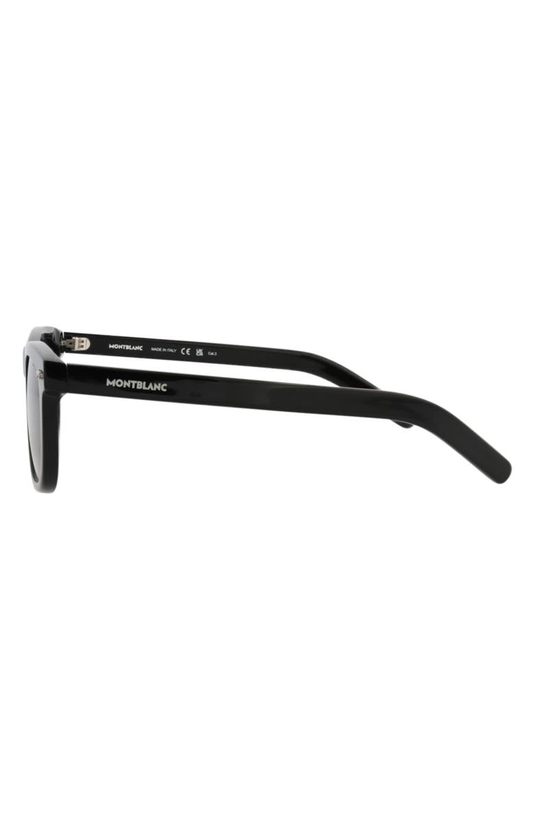 Montblanc 53mm Square Sunglasses, Alternate, color, 