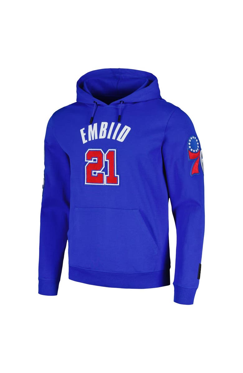 PRO STANDARD Men's Pro Standard Joel Embiid Royal Philadelphia 76ers Player Pullover Hoodie, Alternate, color, Royal