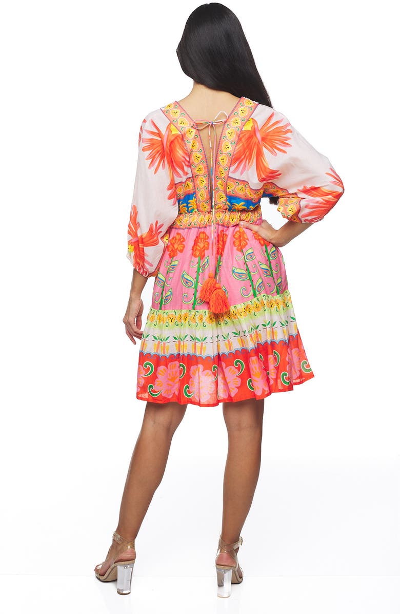 RANEES Beaded V-Neck Minidress, Alternate, color, 