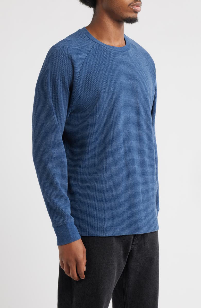 BP. Thermal Long Sleeve Raglan T-Shirt, Alternate, color, Navy Iris Washed