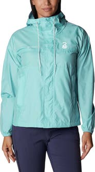 Columbia Women's Columbia Mint  Philadelphia Union Flash Challenger Omni-Shade Full-Zip Windbreaker