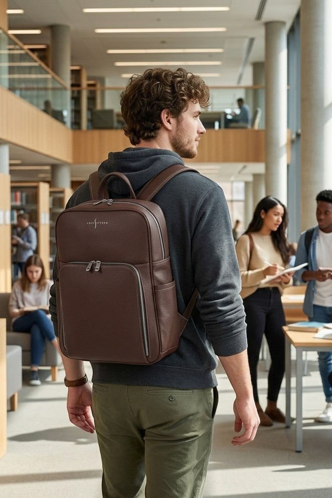 Backpack Pro, Alternate, color, Brown