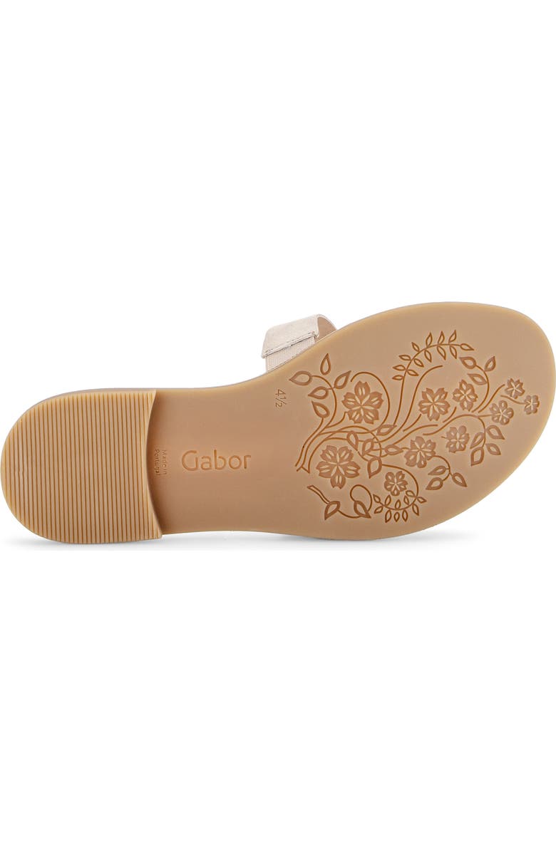 Gabor Crystal Slide Sandal, Alternate, color, Oak