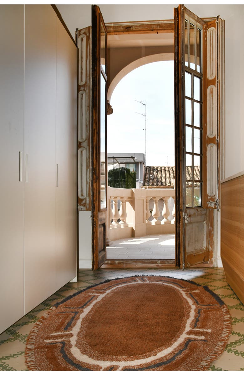 Lorena Canals Woolable Rug Karibu, Alternate, color, Cinnamon, Seashell, Charcoal