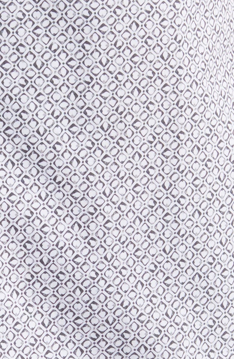 Theory Daze Geo Shell Camp Shirt, Alternate, color, Bkmu