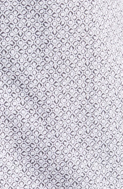 Theory Daze Geo Shell Camp Shirt In Blue