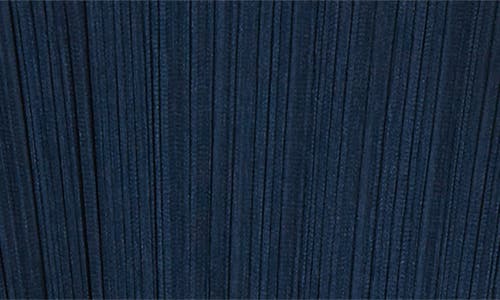 Issey Miyake Pleats Please Monthly Colors April Pleated Dress In Blue