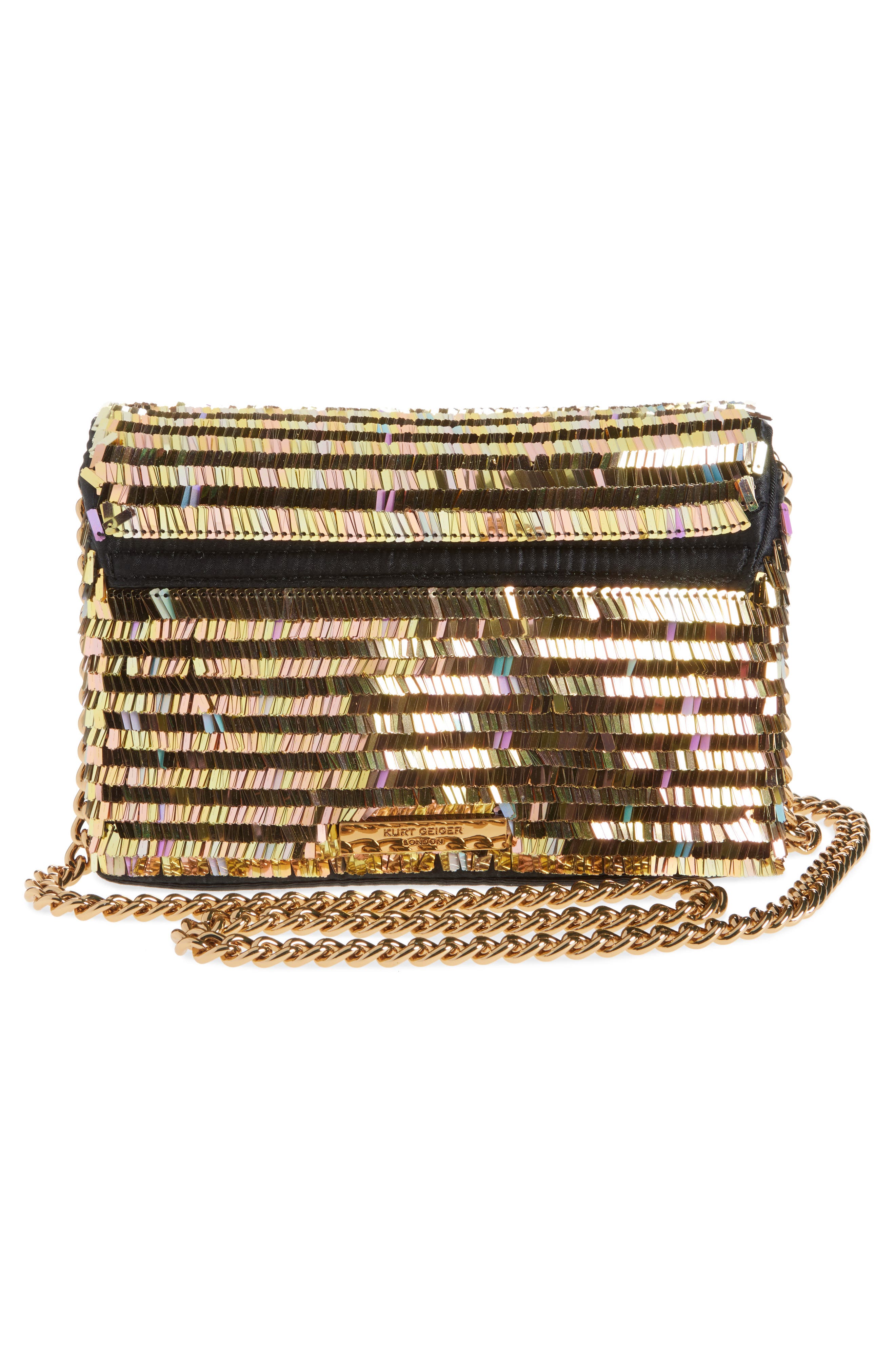 Kurt Geiger London Mini Kensington Paillette Shoulder Bag, Alternate, color, 
