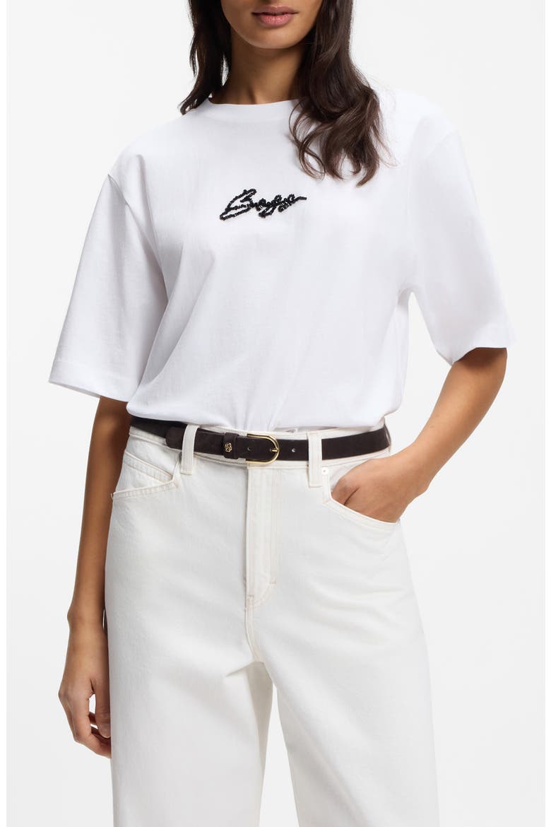 Cotton Tee, Main, color, WHITE