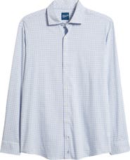 johnnie-O Briney Tattersall Check Everyday Performance Button-Up Shirt