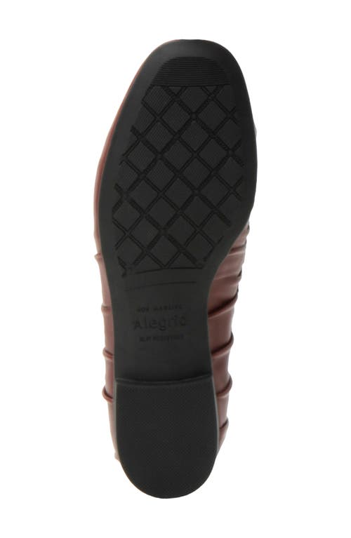 Alegria By Pg Lite Beka Ballet Flat In Burgundy