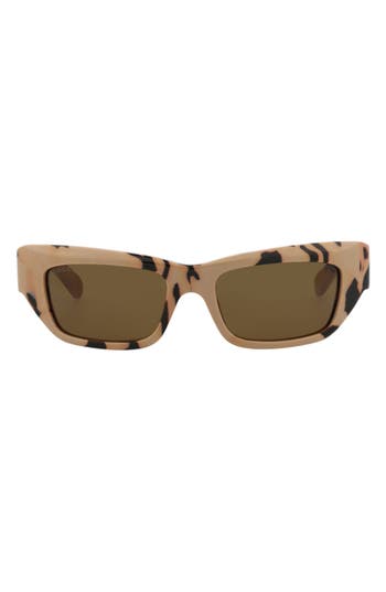 Gucci Cat Eye-frame Recycled Acetate Sunglasses In Brown