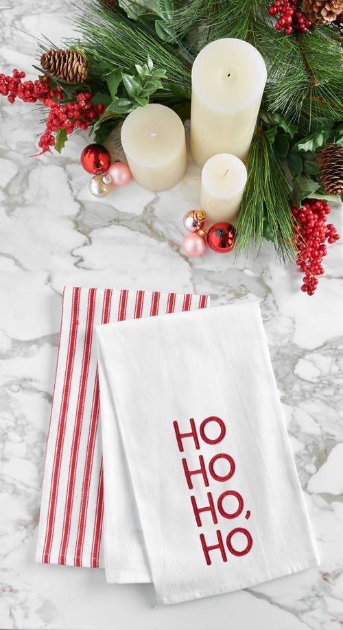 C & F Home C&f Home Ho Ho Ho Towel In Red