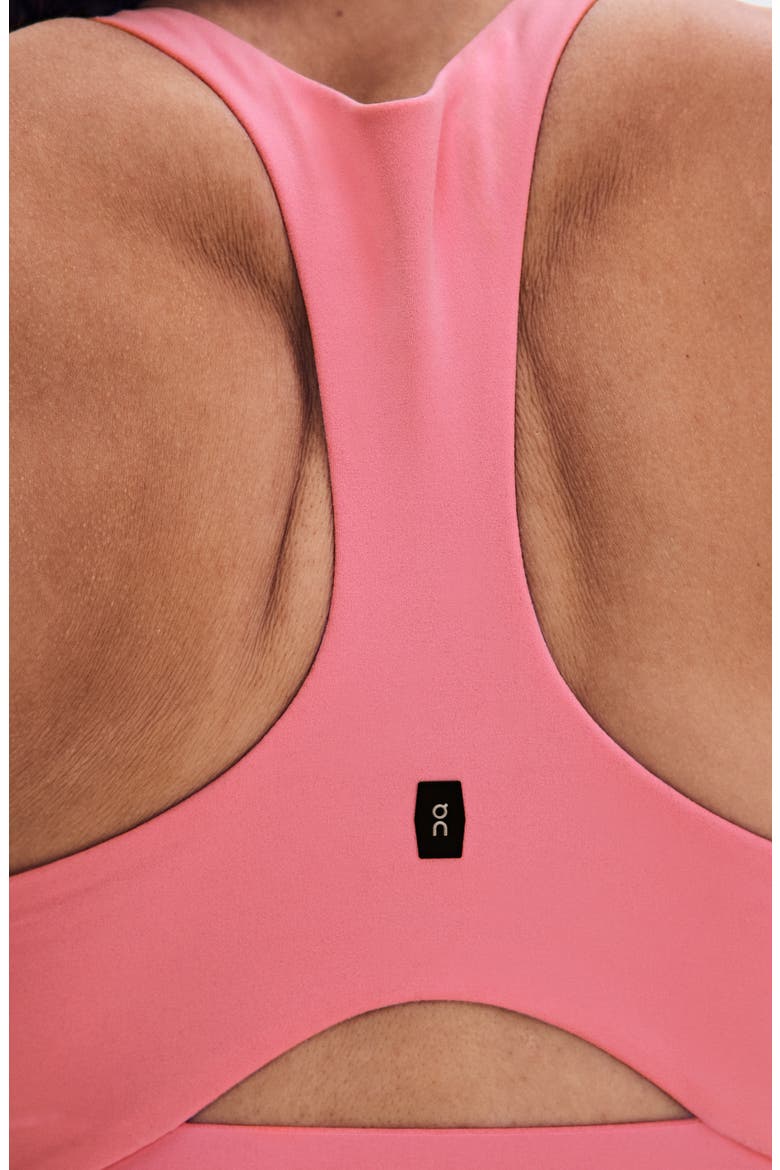 Studio Racerback Sports Bra, Alternate, color, MAGNOLIA