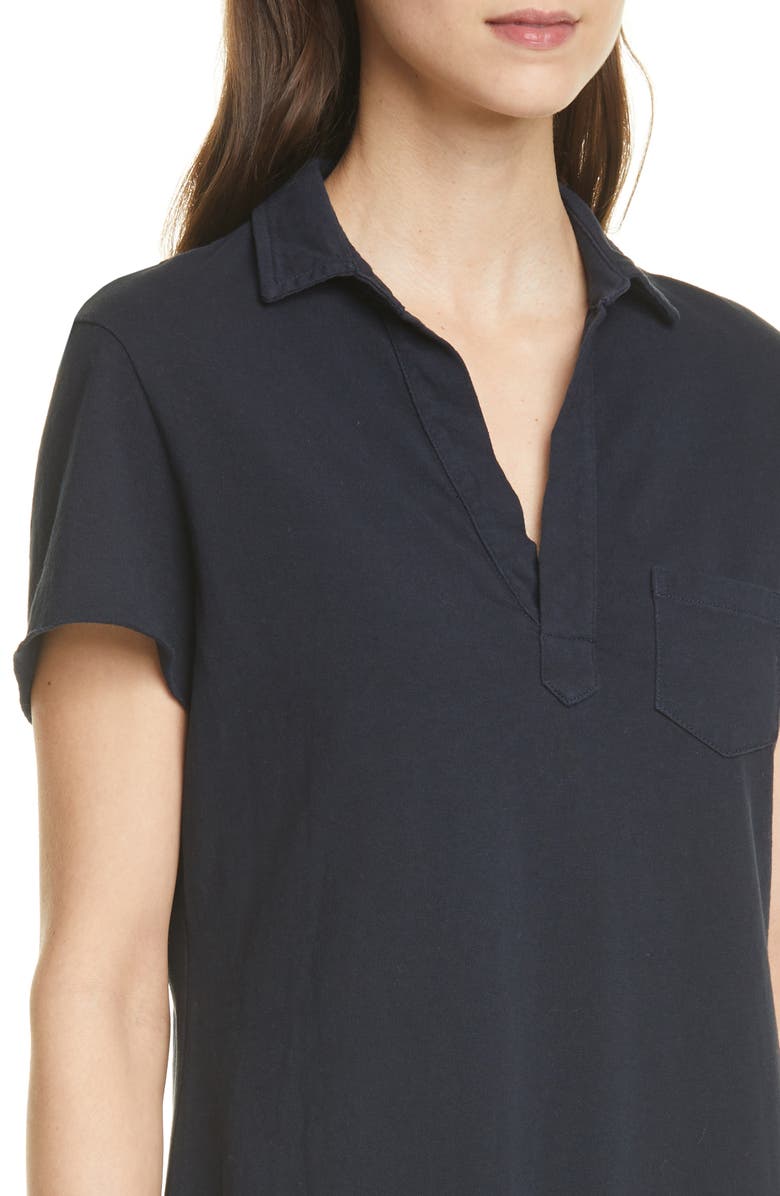 Frank & Eileen Lauren Polo Dress, Alternate, color, British Royal Navy