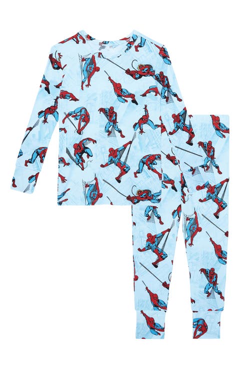 Kids' Spiderman Print Classic Fitted Two-Piece Pajamas (Baby & Toddler)