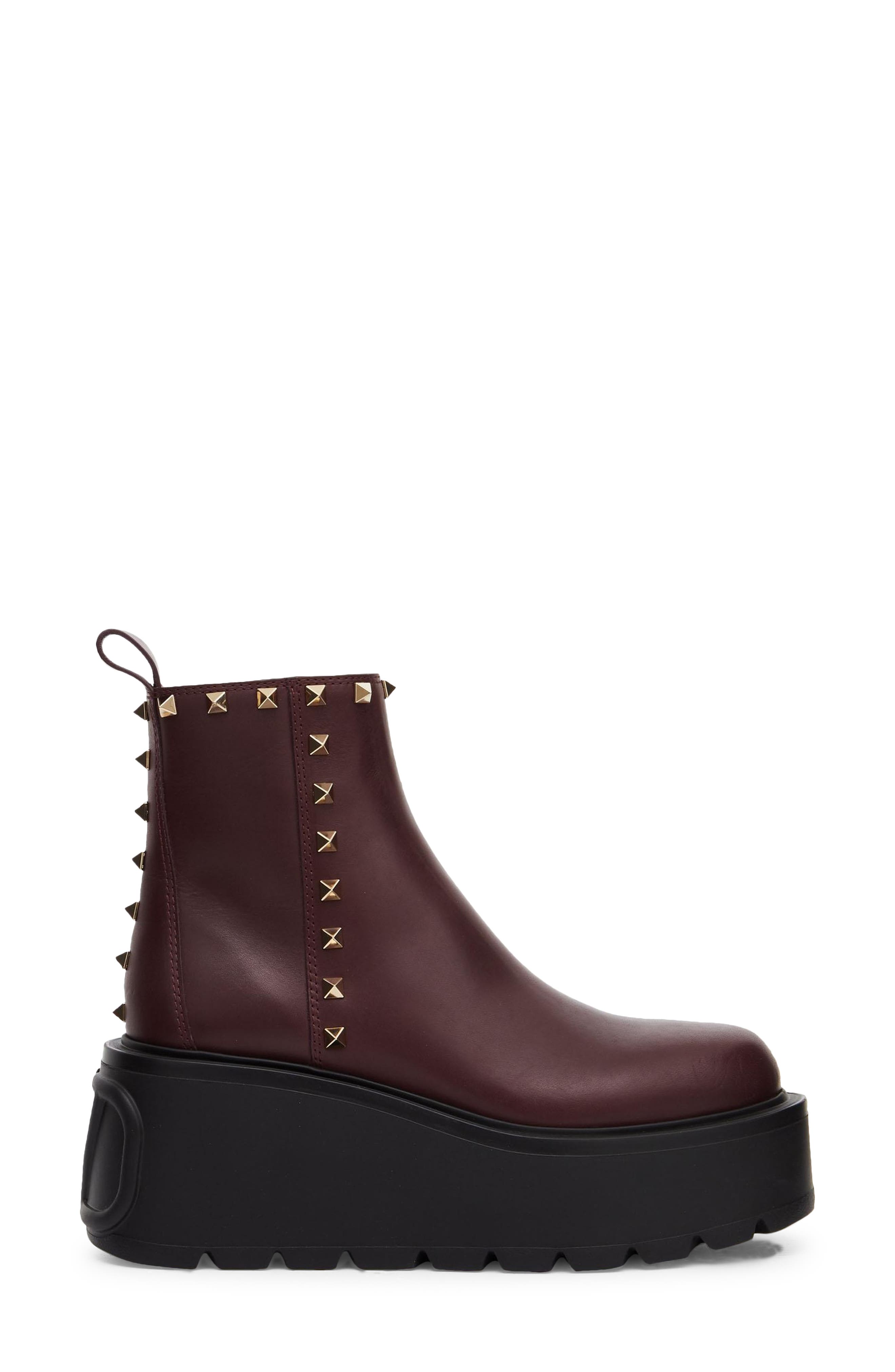 Uniqueform VLOGO Platform Cheslea Boot, Main, color, RUBIN