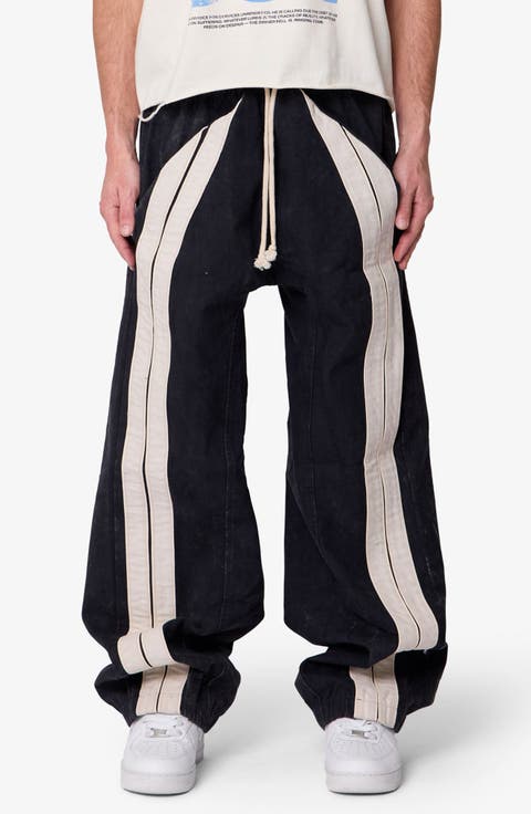 Ultra Baggy Stripe Twill Pants