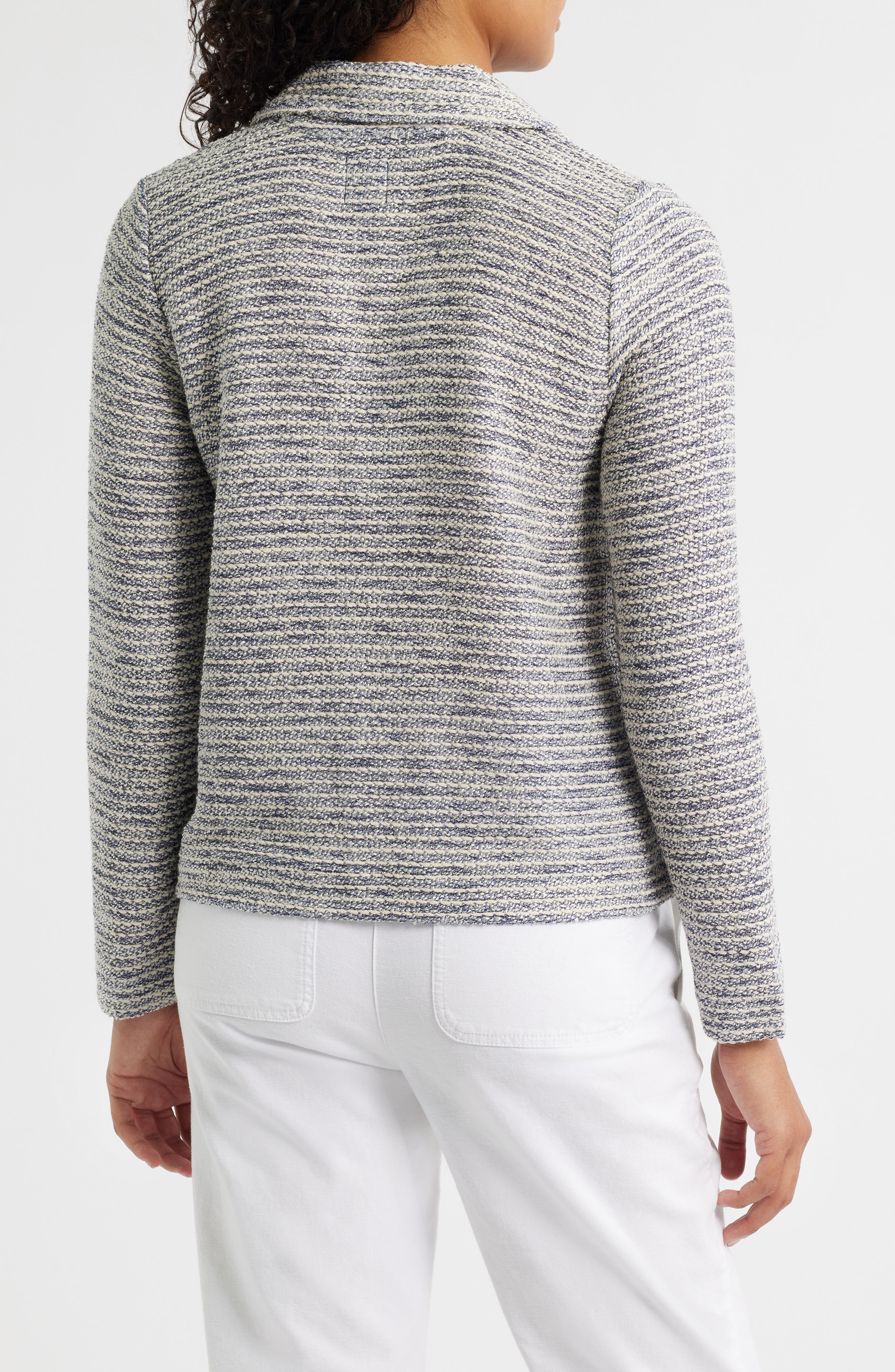 Rope Shimmer Polo Top - image 2