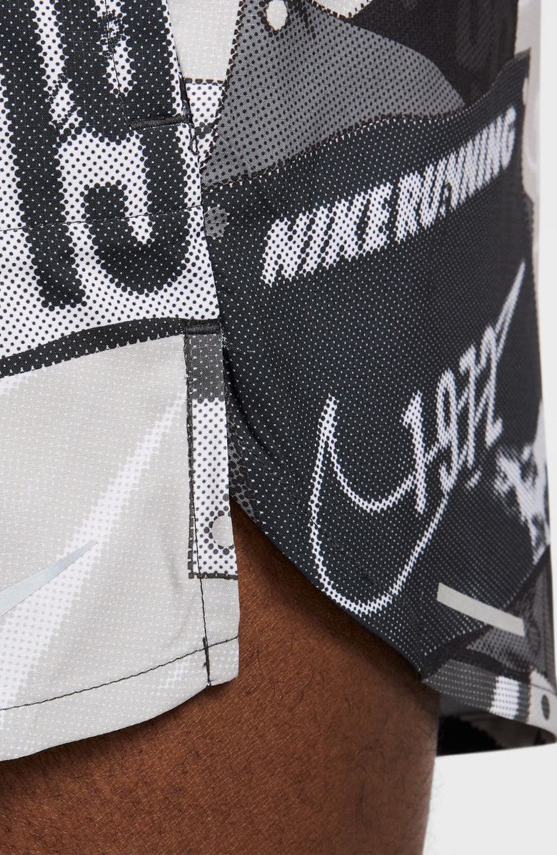 Nike Energy Stride Dri-FIT Running Shorts, Alternate, color, Black/ Reflective Silver