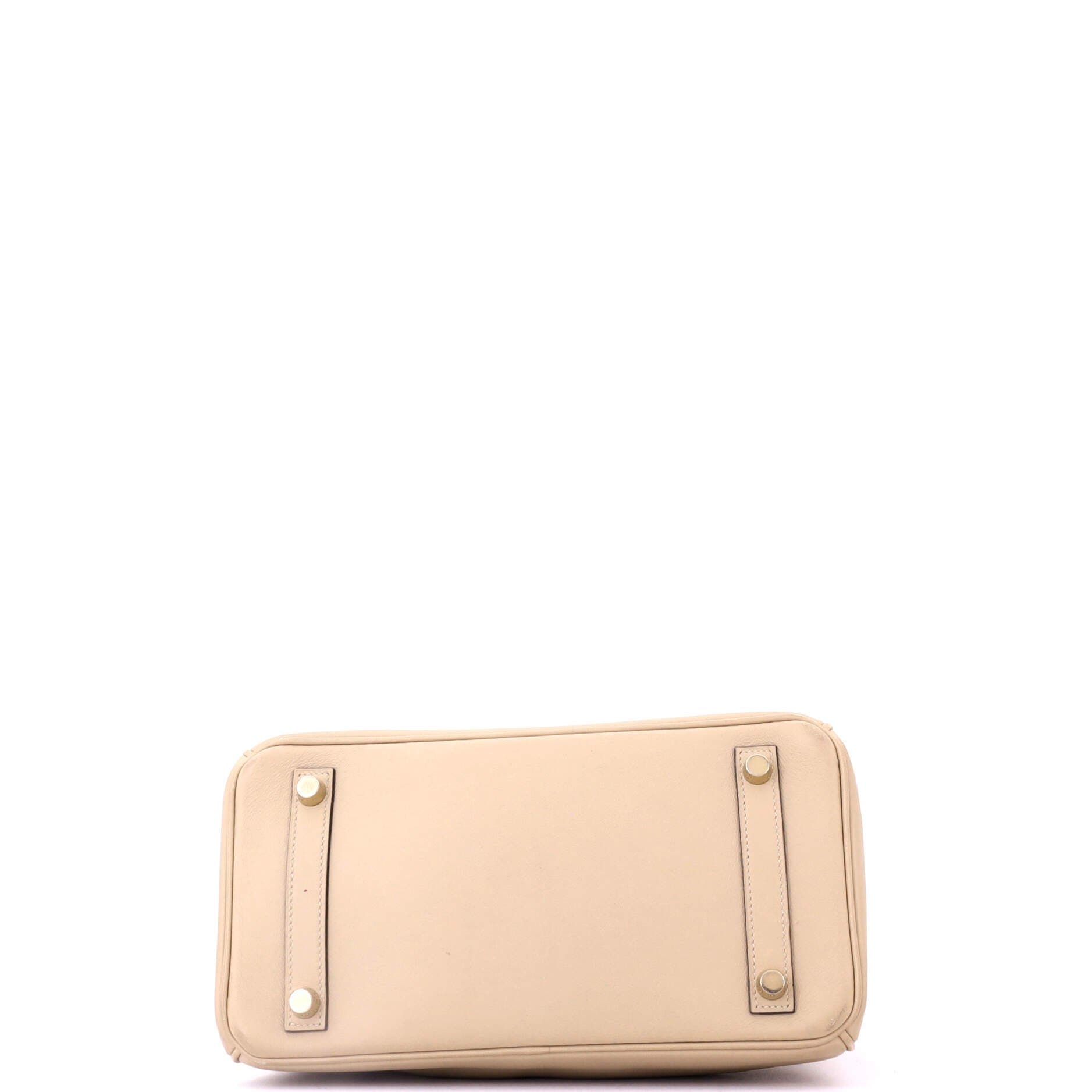 Pre-Owned Hermes Birkin Handbag Light Swift with Gold Hardware 25, Alternate, color, Trench