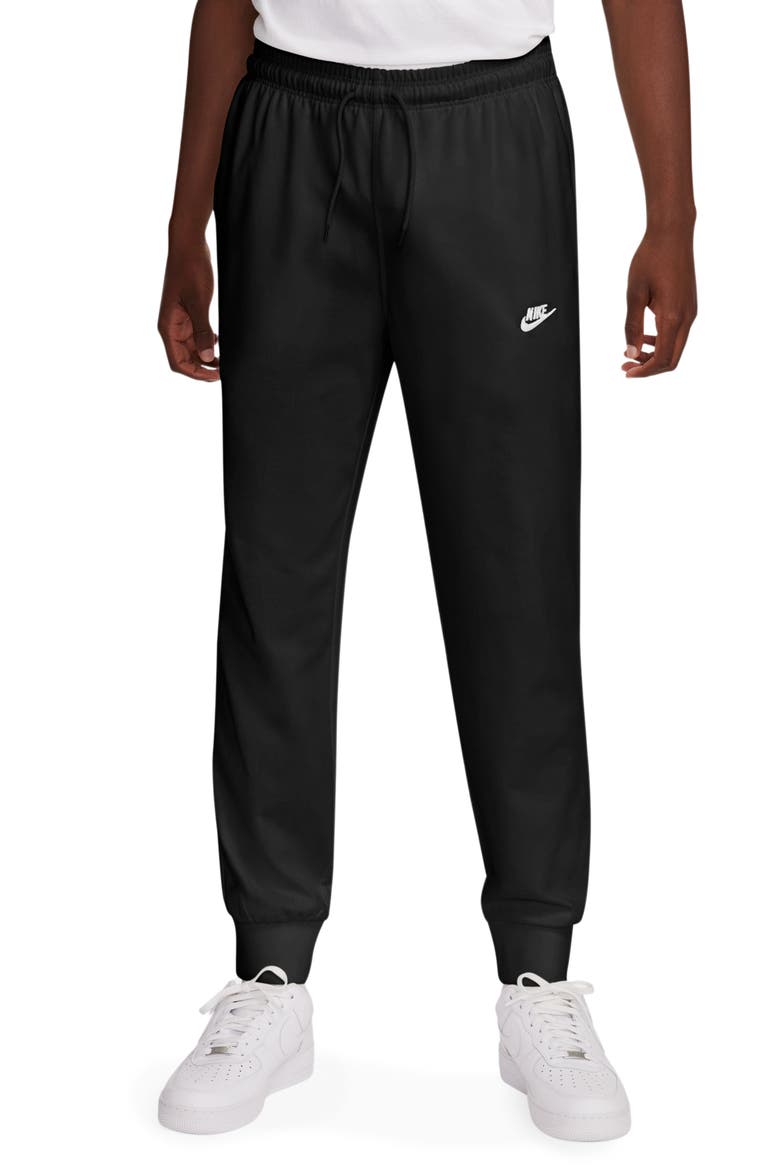 Club Knit Joggers, Main, color, BLACK/ WHITE