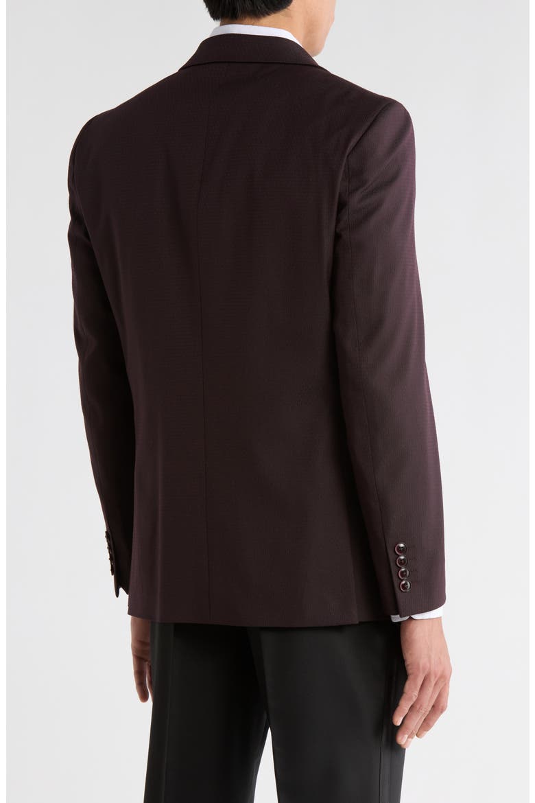 Satin Peak Lapel Dinner Jacket, Alternate, color, BURGUNDY