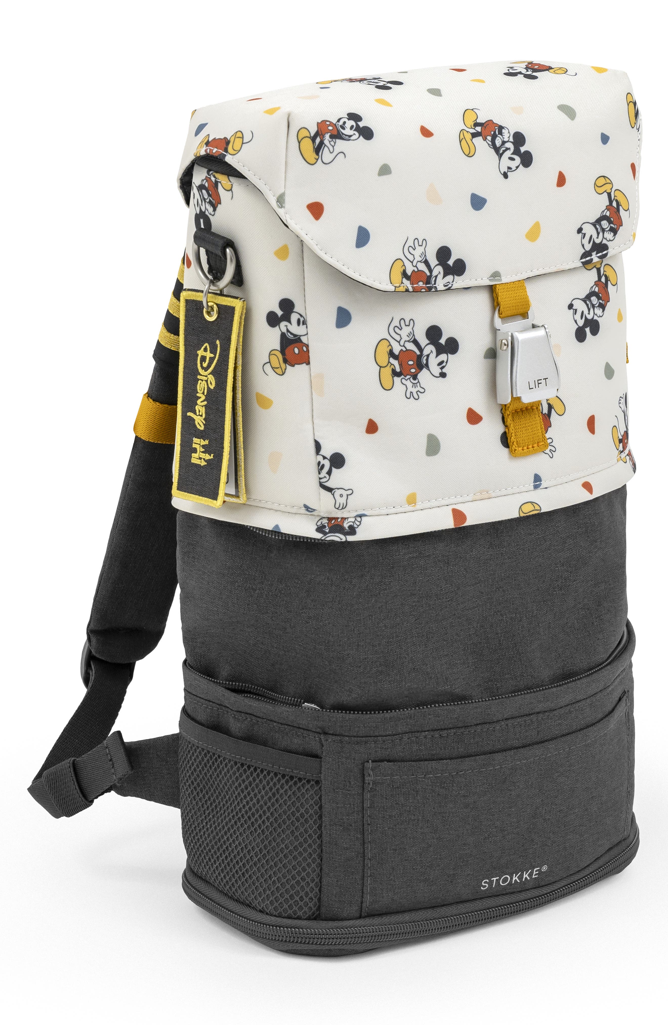 Stokke x Disney Mickey Mouse Jetkids by Stokke Crew Expandable Backpack, Alternate, color, 
