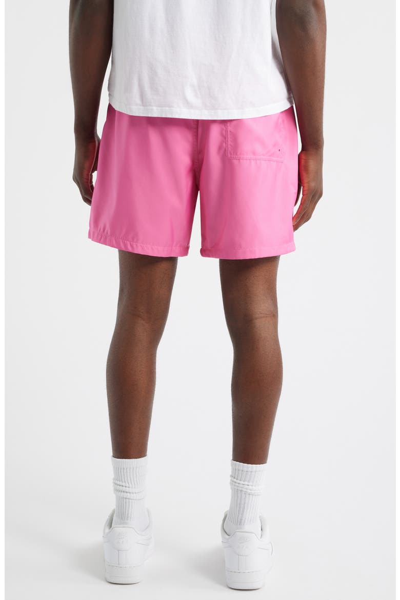 Club Woven Flow Shorts, Alternate, color, 684 PINKSICLE/WHITE