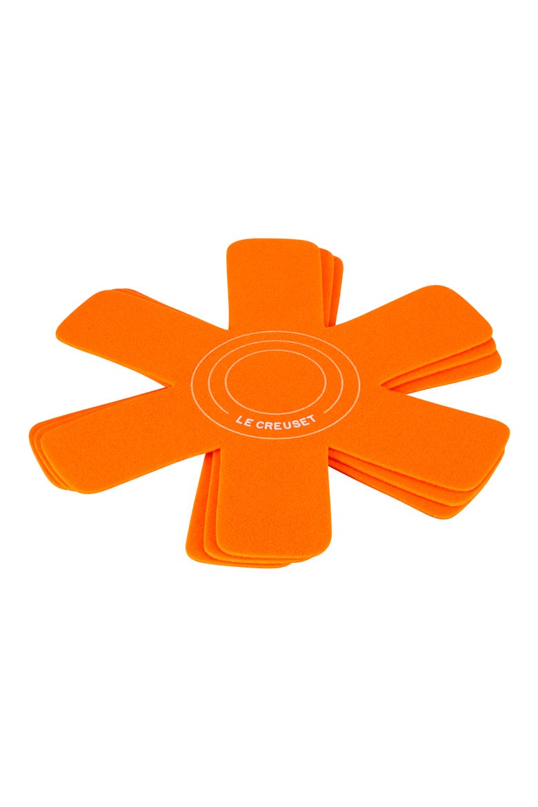Set of 3 Felt Pan Protectors, Main, color, FLAME