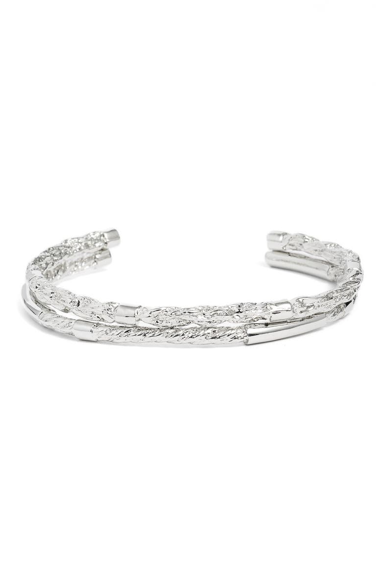 Twisted Cuffs, Main, color, SILVER