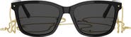 DIOR Petit CD S2I Rectangular Sunglasses