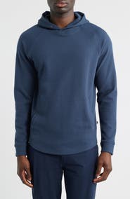 Swannies Luke Hooded Cotton Blend Performance Pullover