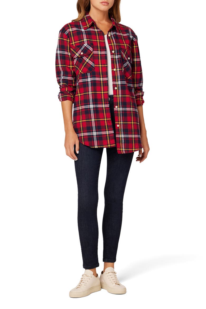 The Shirt, Alternate, color, BRUSHED RED PLAID