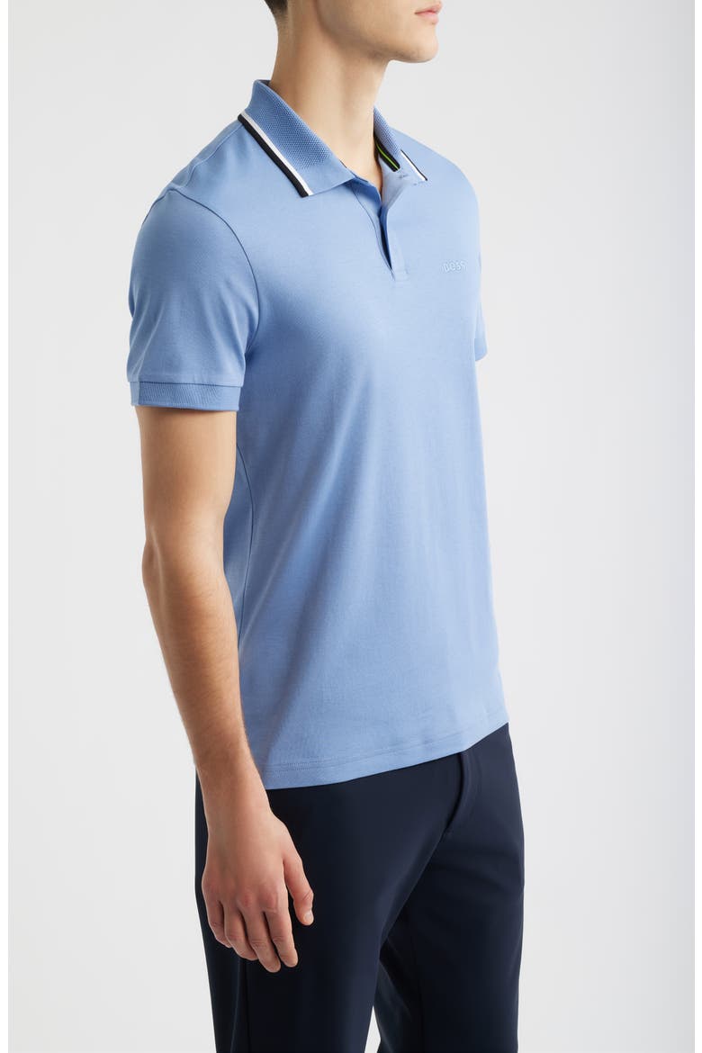 Paddy Cotton Polo, Alternate, color, LIGHT/ PASTEL BLUE