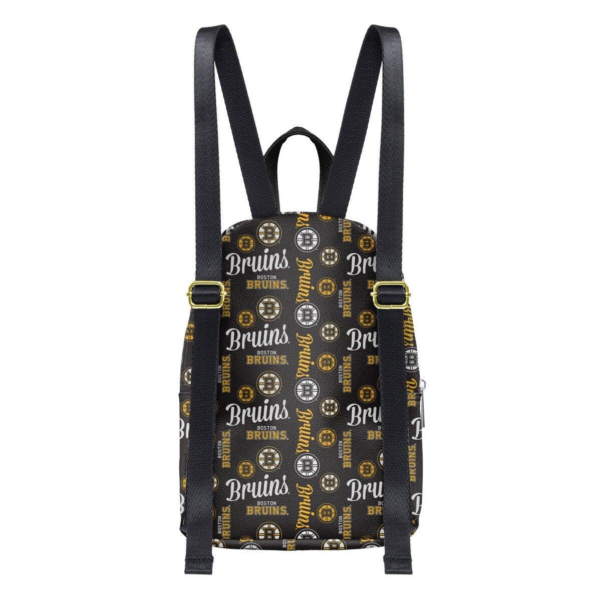 FOCO Youth FOCO Black Boston Bruins Repeat Brooklyn Mini Backpack, Alternate, color, Black
