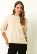 Single Stitch Relaxed Crew Neck Sweater