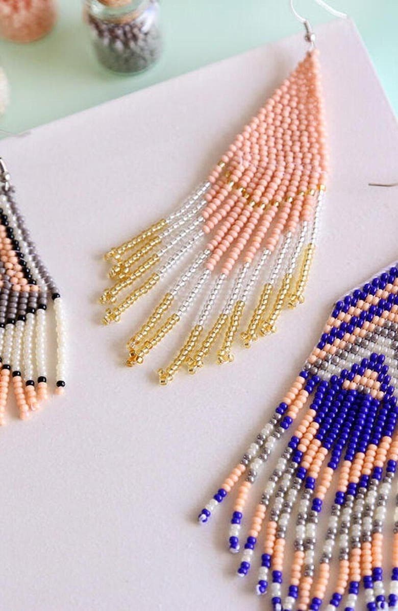 Fosterie Black & Silver Earrings, Alternate, color, Black & Silver