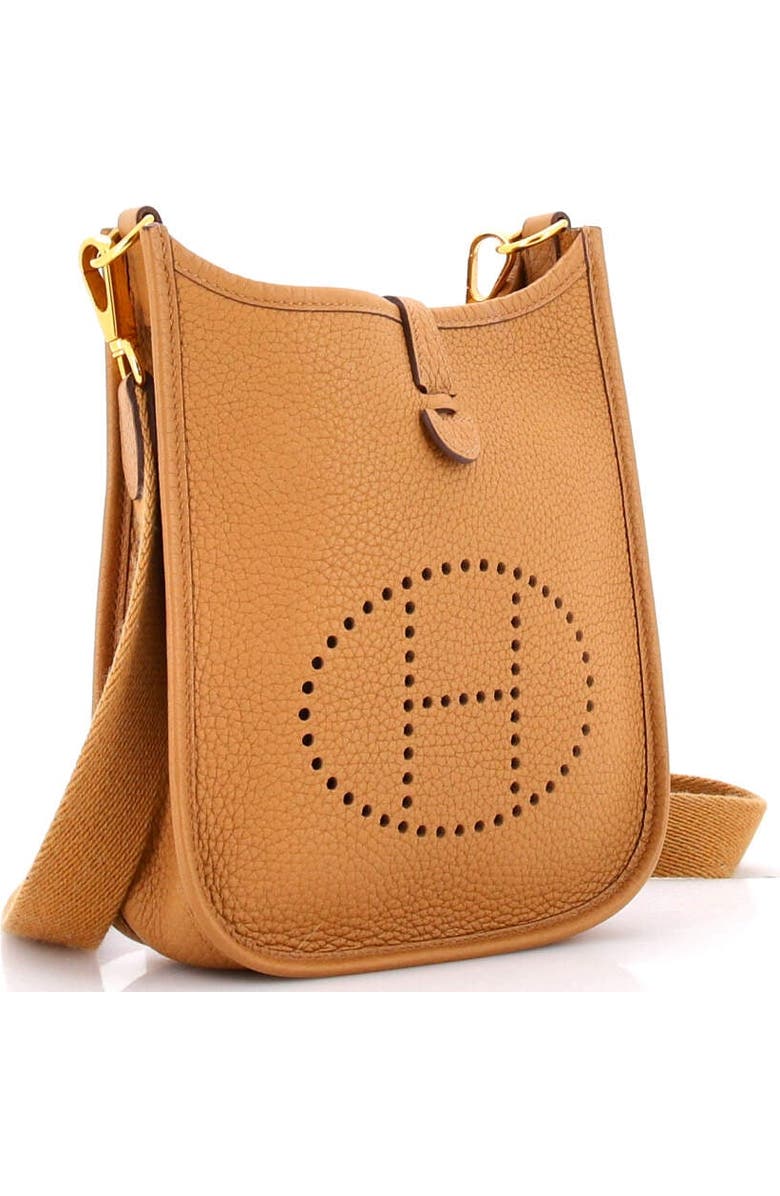 Pre-Owned Hermes Evelyne Bag Gen III Clemence TPM, Alternate, color, Biscuit