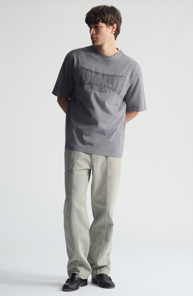 Brooklyn Industries Wide Leg Cargo Pants, Alternate, color, Puritan Gray