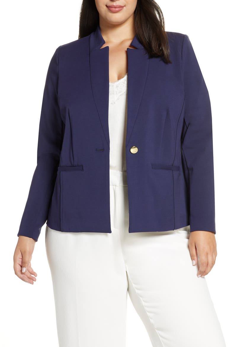 The Ultimate Stretch One-Button Blazer, Main, color, MARATIME BLUE