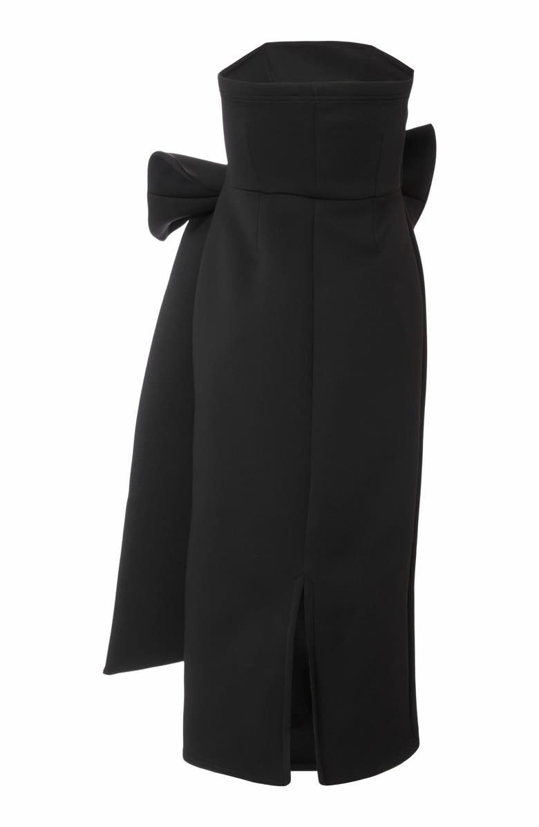 QUIZ Strapless Bow Detail Maxi Dress, Alternate, color, 