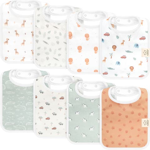 8-Pack Coast Drool Bibs