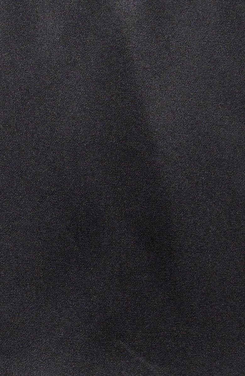 Ava & Yelly Kids' Ruffle Satin Party Dress, Alternate, color, Black