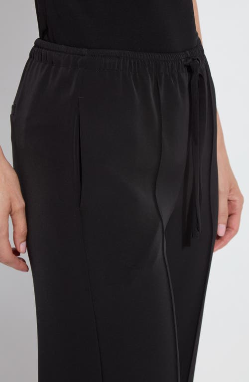 Lyssé Genevieve Drawstring Trouser (28" Inseam) In Black