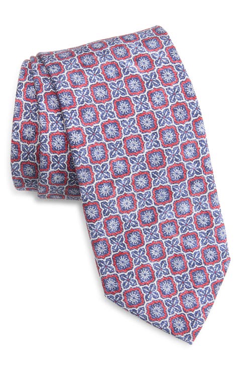 Geometric Silk Tie